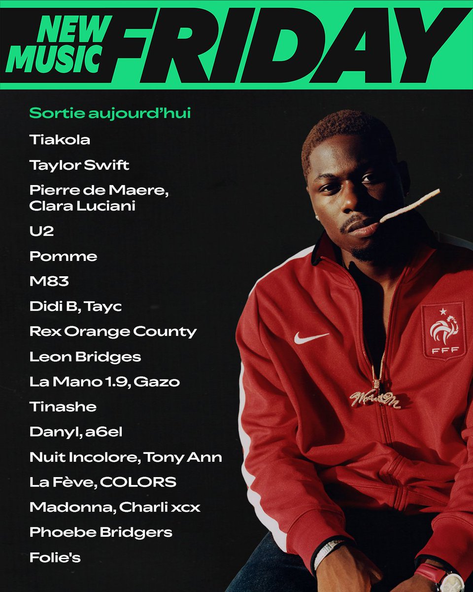 spotifyfrance's tweet photo. Vous écoutez qui en premier cette semaine ? ➡️ https://t.co/oRU7dMcUYo

#NewMusicFridayFrance https://t.co/VkzkpV1c6z