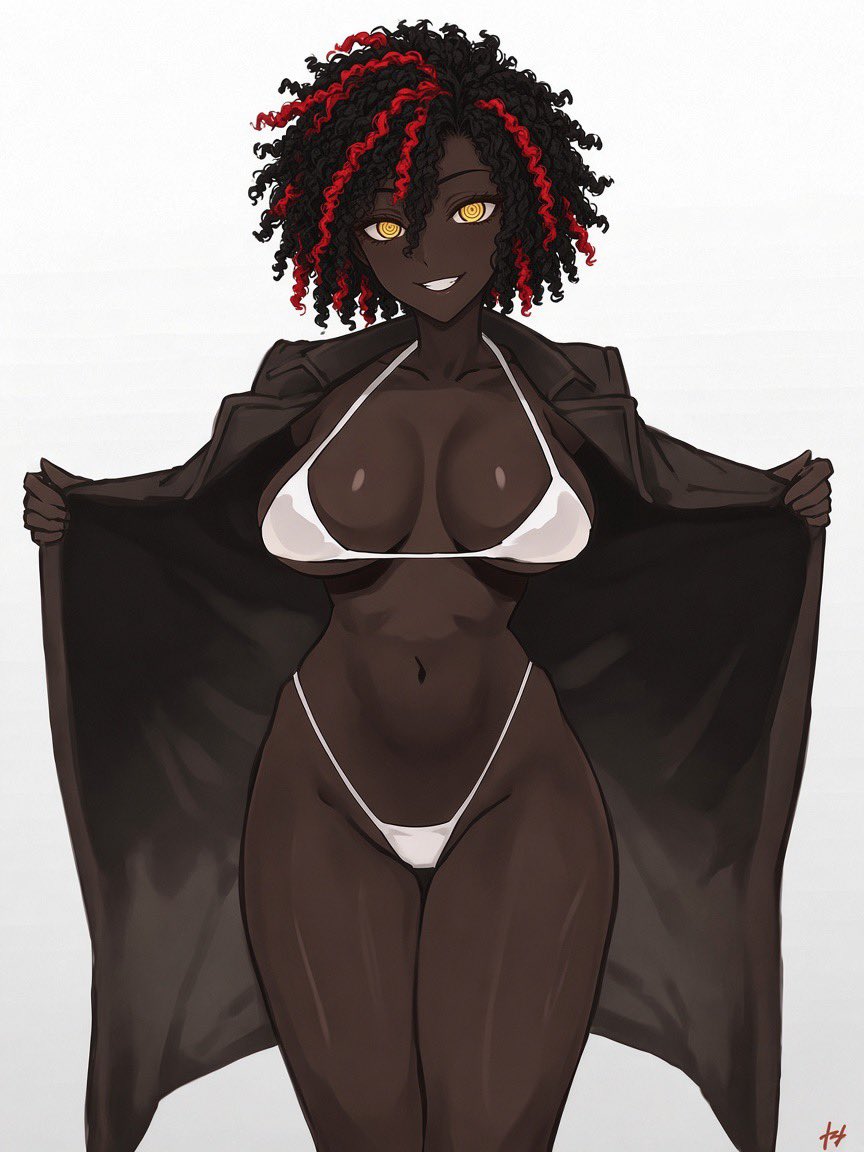 BigSissyNichole's tweet photo. A request made by @trashburner29 /so here’s Makima Raceswapped/Decolonized
#blackedit #BNWO #raceswap #BlackedAI #BlackedVideoGame #BlackedHentai #BlackGirlsRock #BLACKED https://t.co/Nby49dawyv