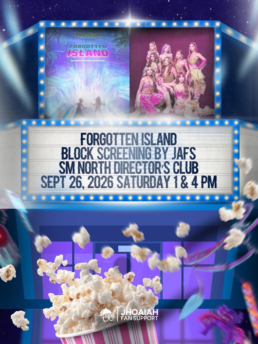 projectjhoaiah's tweet photo. What’s up, besties? Are you ready to jump into the portal and enter the world of magic and wonder with us?!

Yes? YES?! Y E S??!! Then here is your reminder for tomorrow!

See you there 💙🩵

#ForgottenIsland #ForgottenIslandBlockScreening #ForgottenIslandxJAFS #JAFS https://t.co/SD6AjzyQdC