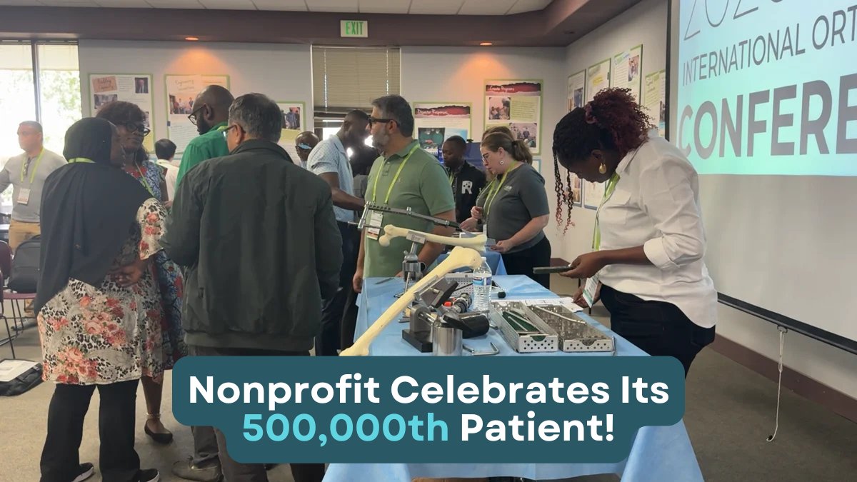 OasisInsight's tweet photo. 📰 Nonprofits in the News: Fracture Care reached its 500,000th patient milestone on September 14, marking 27 years of providing orthopedic implants to hospitals in more than 60 countries at no cost to patients. 🥳 https://t.co/BwHG9aCCMF