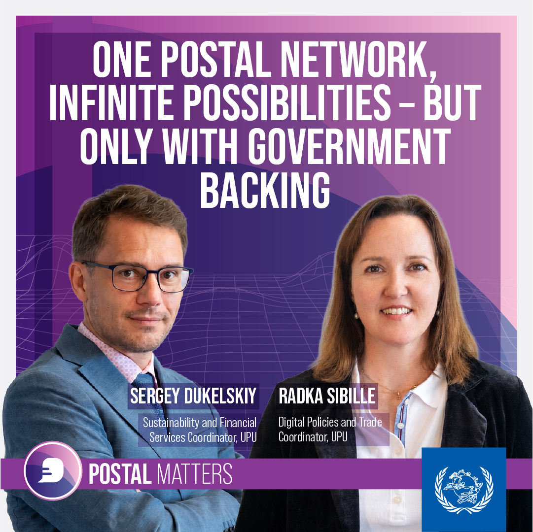 UPU_UN's tweet photo. New on our #PostalMatters blog: UPU experts explore why and how governments should leverage the postal network's reach and trust to connect communities to infinite digital possibilities.
Read more: 🔗https://t.co/KLFEhwonGf #OnePostalNetwork https://t.co/a2qBoRH612