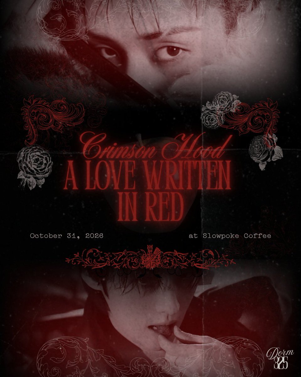 0325staysdorm's tweet photo. “I'm not afraid of the dark woods at night.” 

Crimson Hood—A Love Written in Red: A Minchan Halloween Come &amp; Go CSE 🍎

★  October 31 | 2:00 - 6:00 pm
★  Slowpoke Coffee
★  Registration fee: ₱300

Registration Link: https://t.co/qmsvqMYC73 https://t.co/ggyr2ifdJo