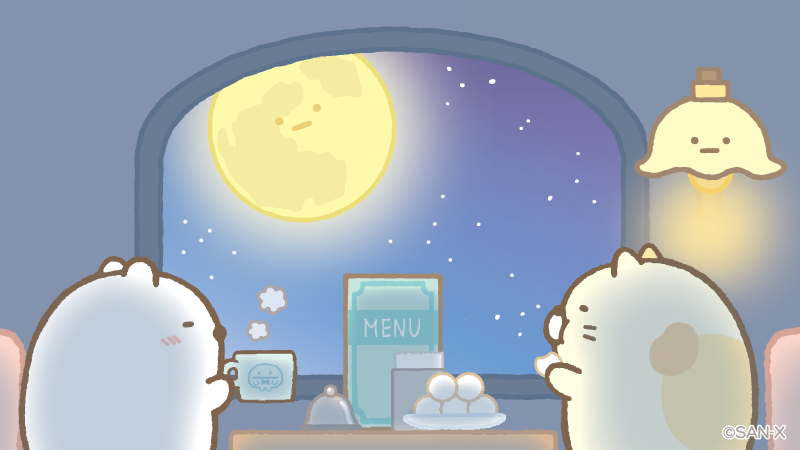 sumikko_335's tweet photo. 喫茶店すみっコでお月見🌑

#十五夜 https://t.co/1o3hKWXTH6