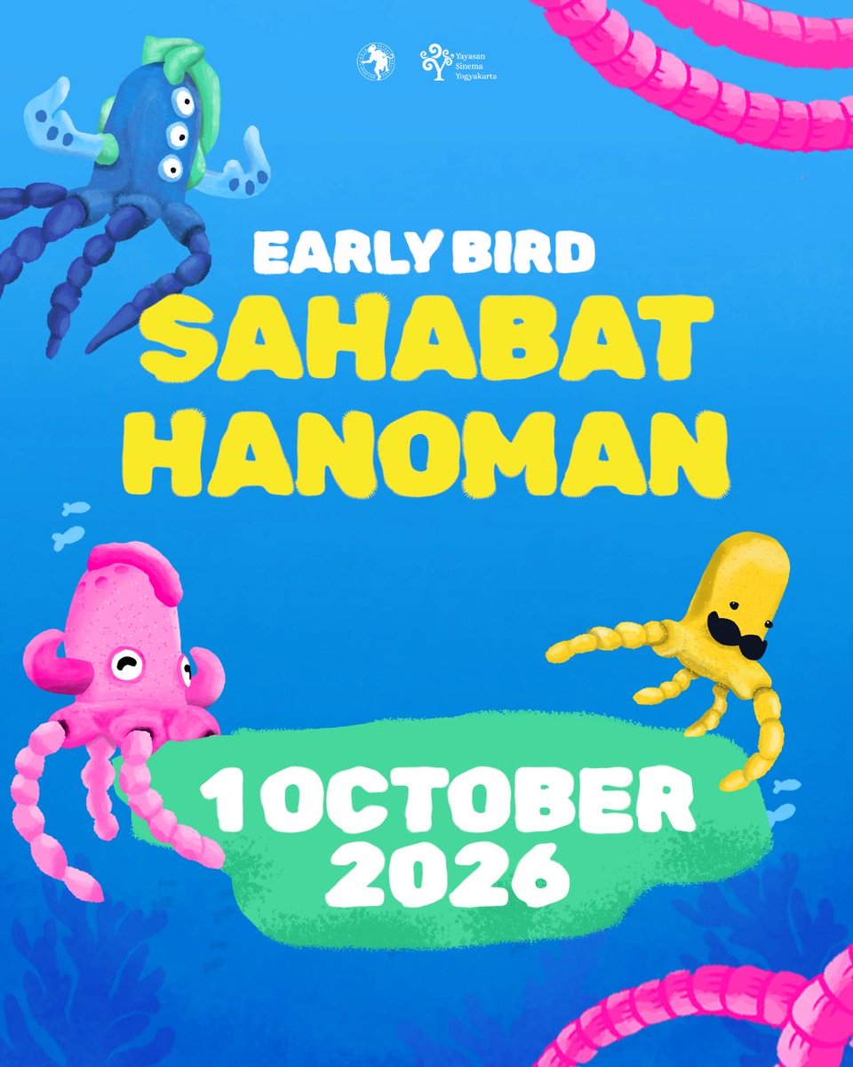 JAFFJogja's tweet photo. That early access to book your films is waiting.
Turn on notification, set your alarm, and be ready on 1 October 2026 at https://t.co/wQwgfwvnuE!
#JAFF21 #JAFF2026 https://t.co/Q5ZhLiDyPb
