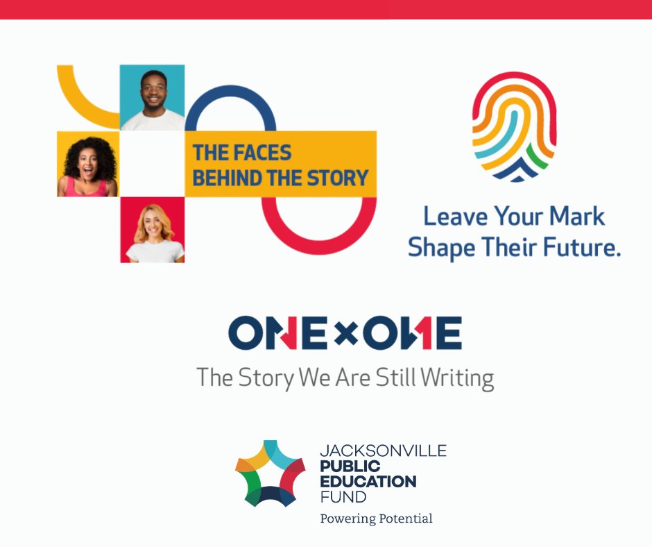 JaxPEF's tweet photo. Whose story should Jacksonville hear? ONE X ONE 2.0 will share the voices of students, educators, alumni, parents, and community members. Nominate yourself or someone whose perspective could help shape the future of public education: https://t.co/VTU5aEZuaZ
#OneXOne #FutureofEd https://t.co/IETT1ngA4T