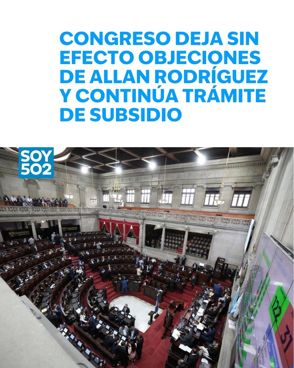 Precios máximos: Congreso rechaza objeciones y envía subsidio a Bernardo Arévalo
