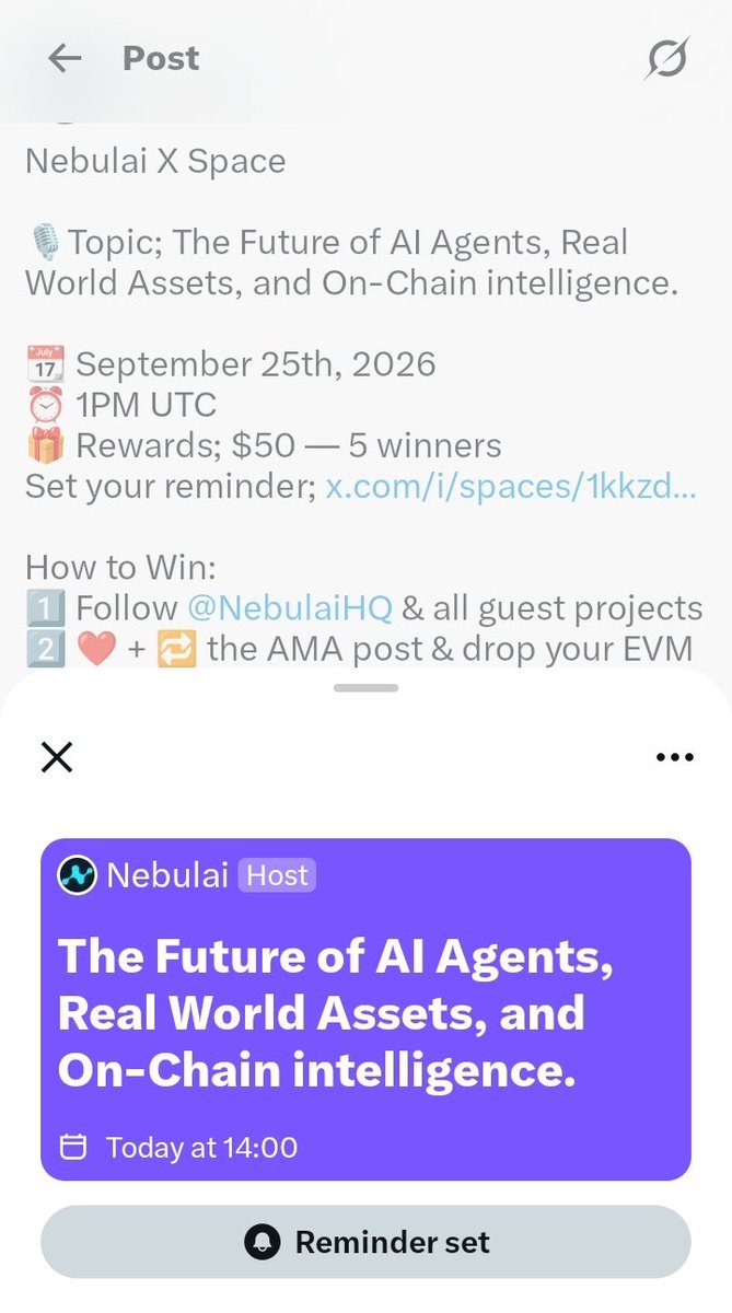 Jayden__Eth's tweet photo. @NebulaiHQ 0xFF864710DbFDcfA7d58c67c1ad590D432424493B

Reminder set. https://t.co/DLwNvegqAN
