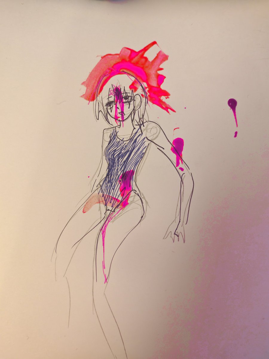 SATALOIS's tweet photo. #绘画 #暴力 #颜料 https://t.co/b2zVaWktxJ