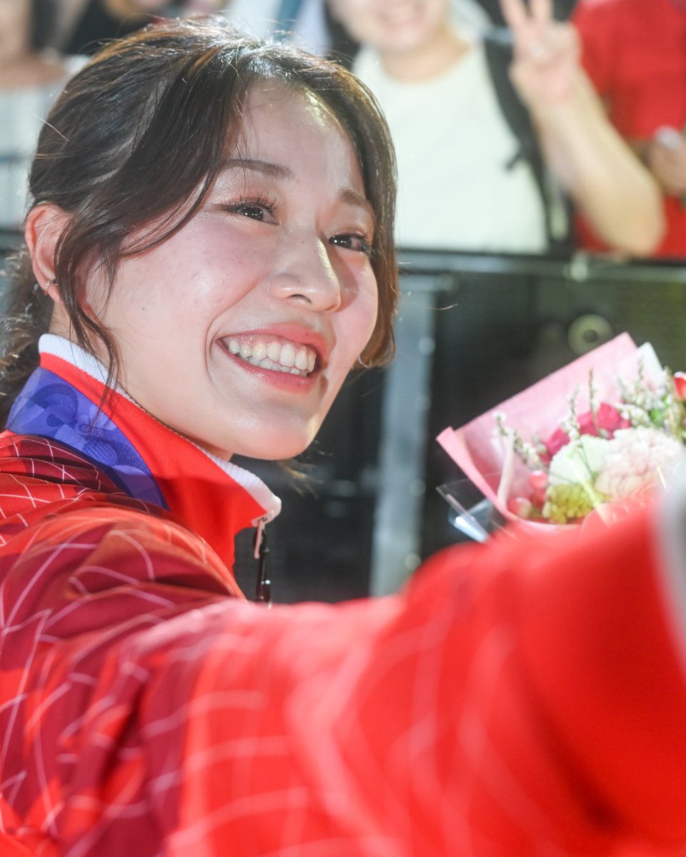 oaw_ai_ngo2026's tweet photo. TODAY'S PICK UP｜メダリストセレブレーション【1/3】

9/24に CHAMPIONS ROAD & STAGE で行われたメダリストセレブレーション✨

昨日登場したのは、
〈Wushu | Women's Jianshu & Qiangshu〉
Japan | KIDA Nanoha

会場では、メダリストの活躍をみんなで称え、喜びを分かち合いました🎉
ご参加いただいたみなさん、ありがとうございました！

#MeetOAW2026 
#ONEASIAWORLD 
#AichiNagoya2026