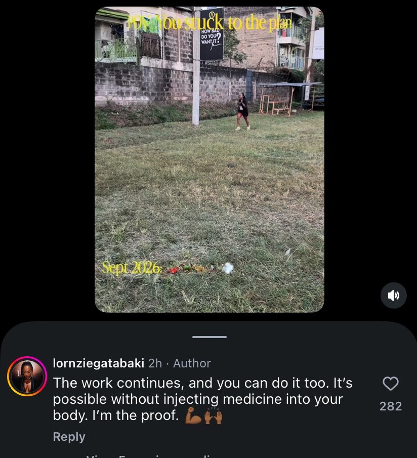 idiskey's tweet photo. Now when I say folks are being disingenuous why would Lornzie make a post of how she went to the gym to lose weight knowing well she got the ballon in the same place Jules gets her shots. Like influencers pthooo! https://t.co/P20H2ZiXQ4