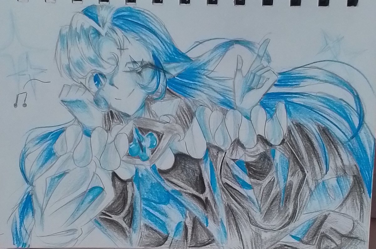 samael_tiara's tweet photo. 아주 오랜만에 손그림 채색을 해보았었다 https://t.co/4oWCHdlvhU