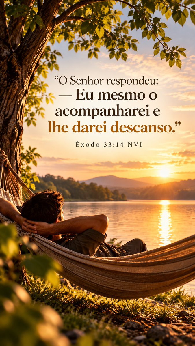 xdozico's tweet photo. “O Senhor respondeu: ― Eu mesmo o acompanharei e lhe darei descanso.”
Êxodo 33:14 NVI

https://t.co/miMw76GWsy https://t.co/2whFAA37s8