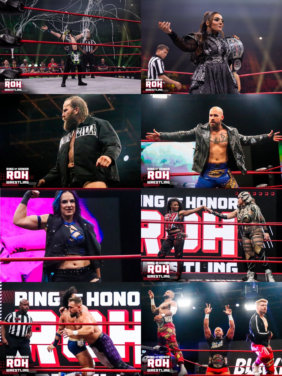 hi5_wrestling's tweet photo. #ROH Results:
Lee Moriarty def. Serpentico
Deonna Purrazzo def. Rebecca Scott
Mark Davis def. Main Man Oro
Billie Starkz &amp; Athena def. VertVixen &amp; Viva Van
Tommy Billington def. Alan Angels
Preston Vance def. Jarett Diaz
Lethal Twist def. Dark Order
#RingOfHonor #AEW https://t.co/6sJyCM76rX