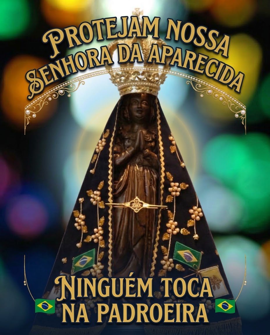 lazarorosa25's tweet photo. 🚨 ATENÇÃO! Hoje é dia de defender Nossa Senhora Aparecida, a Padroeira do Brasil. 

Tags do dia:
NINGUÉM TOCA NA PADROEIRA
PROTEJAM A MÃE DO BRASIL
DEFENDAM APARECIDA

Uma ala de evangélicos bolsonaristas quer retirar Nossa Senhora Aparecida do posto de Padroeira do Brasil.

Ninguém mexe com a fé alheia. 

NINGUÉM TOCA NA PADROEIRA
PROTEJAM A MÃE DO BRASIL
DEFENDAM APARECIDA