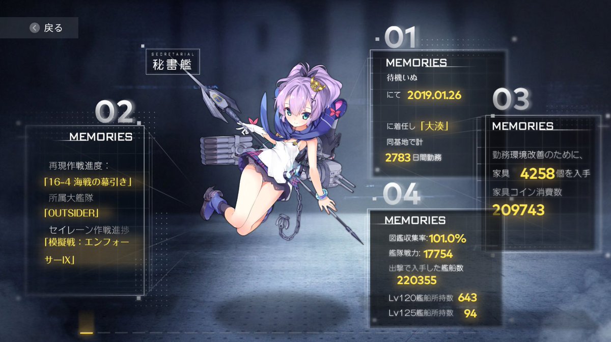 standby_INU's tweet photo. そういや���り返り忘れた
9周年もよろしくジャベリン！！
#アズールレーン
#アズレン https://t.co/U7WQF32MRJ