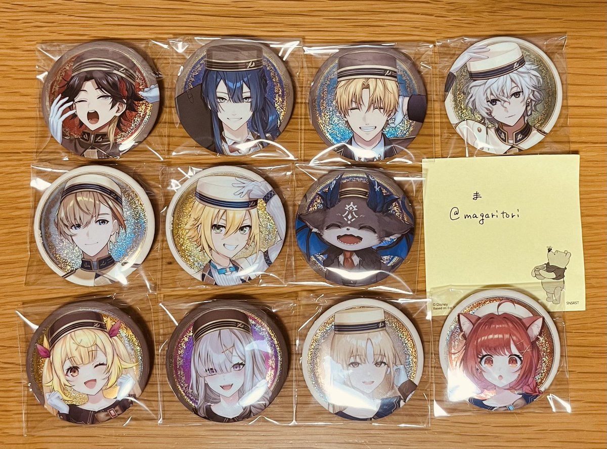 magaritori's tweet photo. @1 【交換】にじさんじ 缶バッジ ビスケット 1 2 3 4

譲:画像1.2
求:画像3

郵送のみ。

※2枚目は今日出て、この後袋に入れております!
最上段最優先。最下段は緩募集なので、内容によってはお断りさせて頂きます…
比率違いなどお気軽にご相談ください。

検索からでもお声がけお願いします〜 https://t.co/dFZHmTEQG1