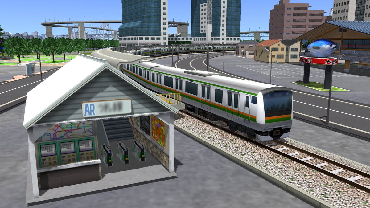 artdink_tw's tweet photo. 【A9 PRIME LINE情報振り返り③】
■編成・駅
線路に合わせて、列車の編成・駅の建設もより柔軟になり、ますます日本の鉄道らしい風景へ。

🔽公式サイト
https://t.co/uPMdOS9Gah

・列車の最大編成数を拡大
列車の編成数が最大16両に拡大！新幹線や都市部の通勤列車をフル編成で運行可能です🚄🚋
列車を連結すれば、最大32両の長編成貨物列車を走らせることもできます🚂

・カーブ駅
湾曲したホームを作れる「カーブ駅」を新たに追加。
入線する列車の様子を眺めれば、編成美がより際立つことでしょう。

緩やかな曲線に沿って佇む駅を、長く連なる列車が駆け抜ける……
ダイナミックな鉄道風景をお楽しみください🚋✨