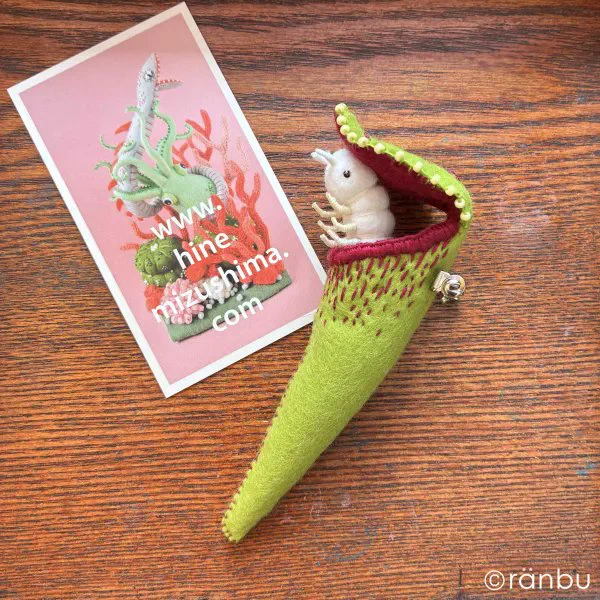 水島ひね チンアナゴブローチ(ボリス雑貨店 ハンドクラフト ranbu on X: 