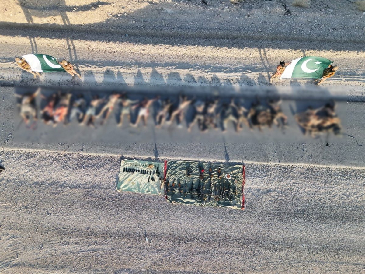 War_Analysts's tweet photo. 24 Sept 2026 | Operation Shaban 2 - Shaban Valley, Balochistan

24x FAK terrorists were liquidated in Shaban Valley. 18 bodies recovered.

Huge cache of weapons seized, multiple hideouts turned to dust.

These Fitna al-Khawarij r@ts have no place to hide - Security Forces will hunt them down and crush them with full force.