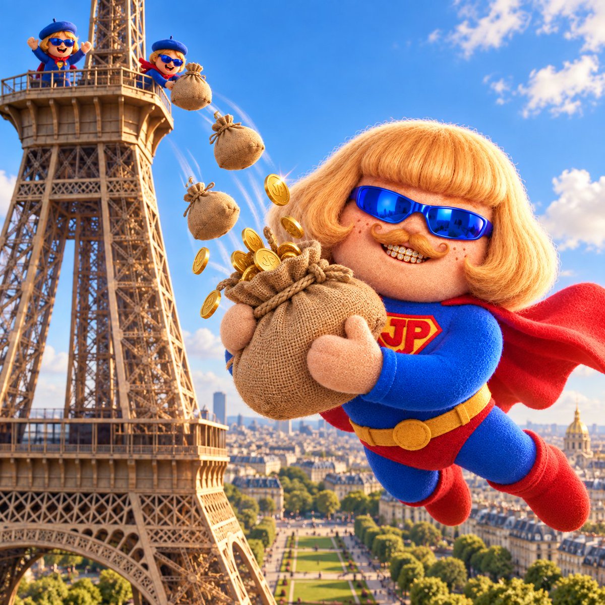 SuperJeanPhill's tweet photo. Hold tight, solana:GTBxUiw6wJdmmkCGZgRHLyYxqu1vG4KtRpeox6yDpump fam 🦸‍♂️🪂

Today’s airdrop is coming! 

Follow the 3 steps: 

RT + like + drop your SOL address under the original post.

Paris is dropping bags. 👀🇫🇷 https://t.co/0vDUw64cWF