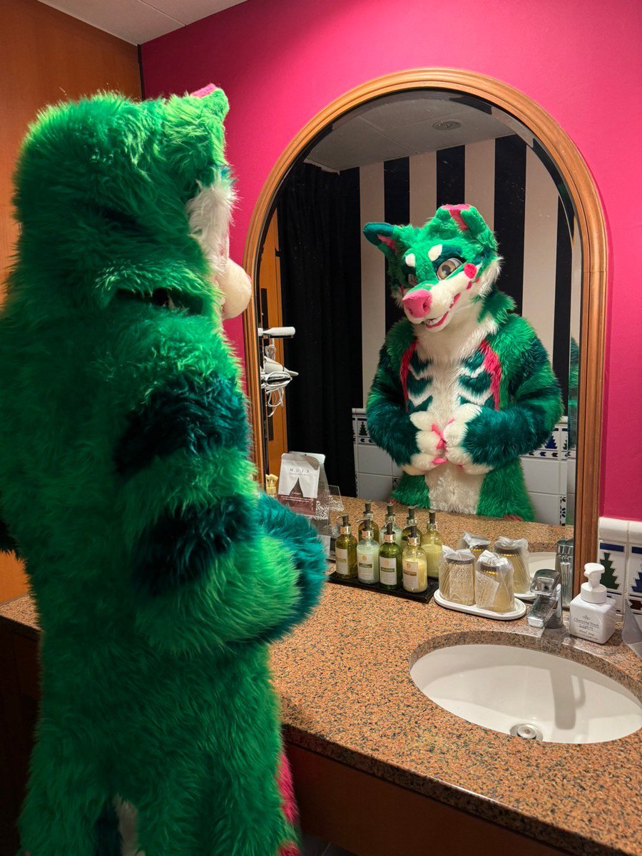 1218sophia's tweet photo. 痩せないかなー
#FursuitFriday https://t.co/UCkej5WvKE