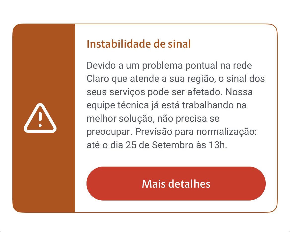 RUDELUCAS's tweet photo. @ClaroBrasil 18ª previsão @ClaroBrasil, 6º dia sem internet e telefone! https://t.co/FLZjp80IsW