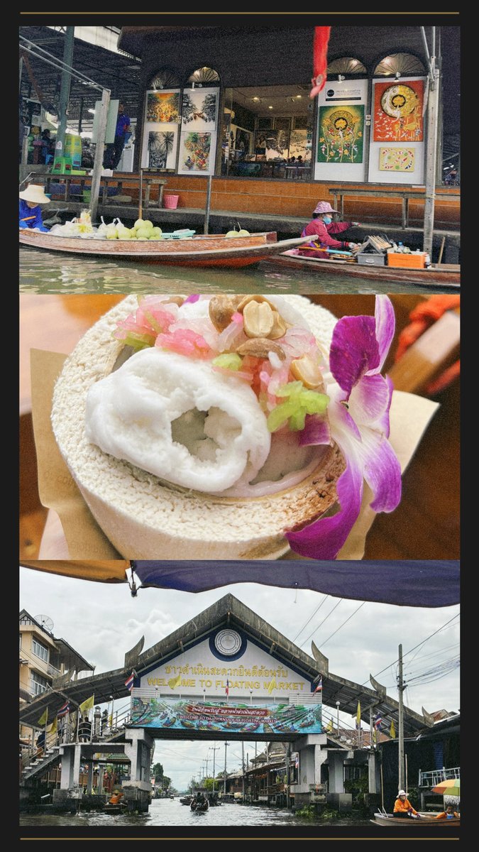 yukky0352's tweet photo. タイ旅行4日目🇹🇭
メークロン鉄道市場→水上マーケット→ジム・トンプソンの家🚃🛶🏠
電車が通るたびにお店をさっと片付ける様子が見れてよかった😳
なに食べても美味しくてタイ料理ハマりそう😋🥥🌱 https://t.co/FoeIlv0FUR