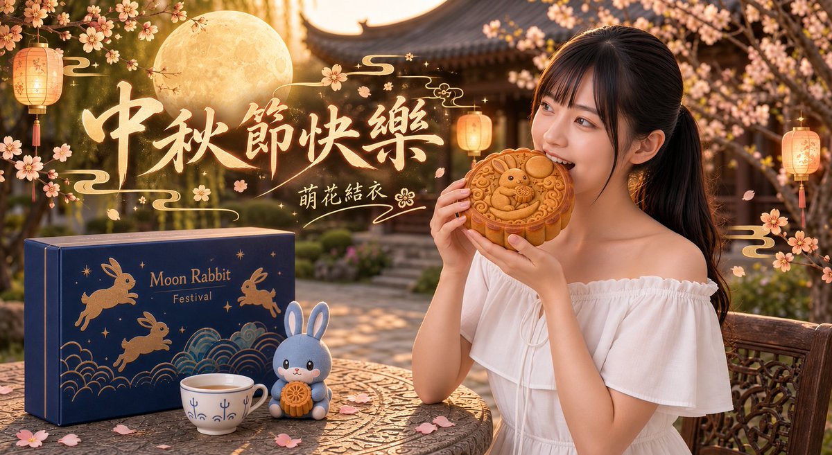 moekayui_daily's tweet photo. 「今晚的月亮有點甜。」

中秋限定，想把這一口團圓分給你 🥮

今晚的月亮，好像比平常更靠近了一點。

可能是因為有人正在回家的路上，
有人終於和想念很久的人坐在同一張桌前，
也有人隔著螢幕，傳了一句：「中秋節快樂。」

而我今年最想分享的，
不是最大顆的月餅，
是這隻偷偷跑進月餅裡的小月兔 🐇

看著它抱著迷你月餅的樣子，
突然覺得中秋最可愛的地方，
從來不只是月圓。

而是不管我們離得多遠，總會有一個日子，提醒我們想起彼此。
想把這輪月亮分一點給你，

也把今年的中秋願望偷偷藏在這篇裡：

✨ 願你想見的人，都有機會見面。
✨ 願你正在努力的事，慢慢開花結果。
✨ 願那些沒有說出口的辛苦，都有人懂。
✨ 願接下來的日子，比今晚的月光更溫柔。

如果今年沒辦法回家也沒關係，
記得替自己泡一杯茶、吃一小塊月餅，
好好過節，也好好照顧自己。

中秋節快樂。

今晚抬頭看月亮的時候，
就當作我們一起賞月吧。

萌花結衣 🌸

如果你身邊也有一個最近很努力的人，

把這篇傳給他，跟他說一聲：「辛苦了，中秋快樂。」 🤍

#中秋節快樂 #中秋節 #中秋限定 #月餅 #月兔 #賞月 #團圓 #中秋祝福 #月圓人團圓 #今晚一起賞月 #萌花結衣 #MoekaYui #生活儀式感 #節日儀式感 #把祝福送給你