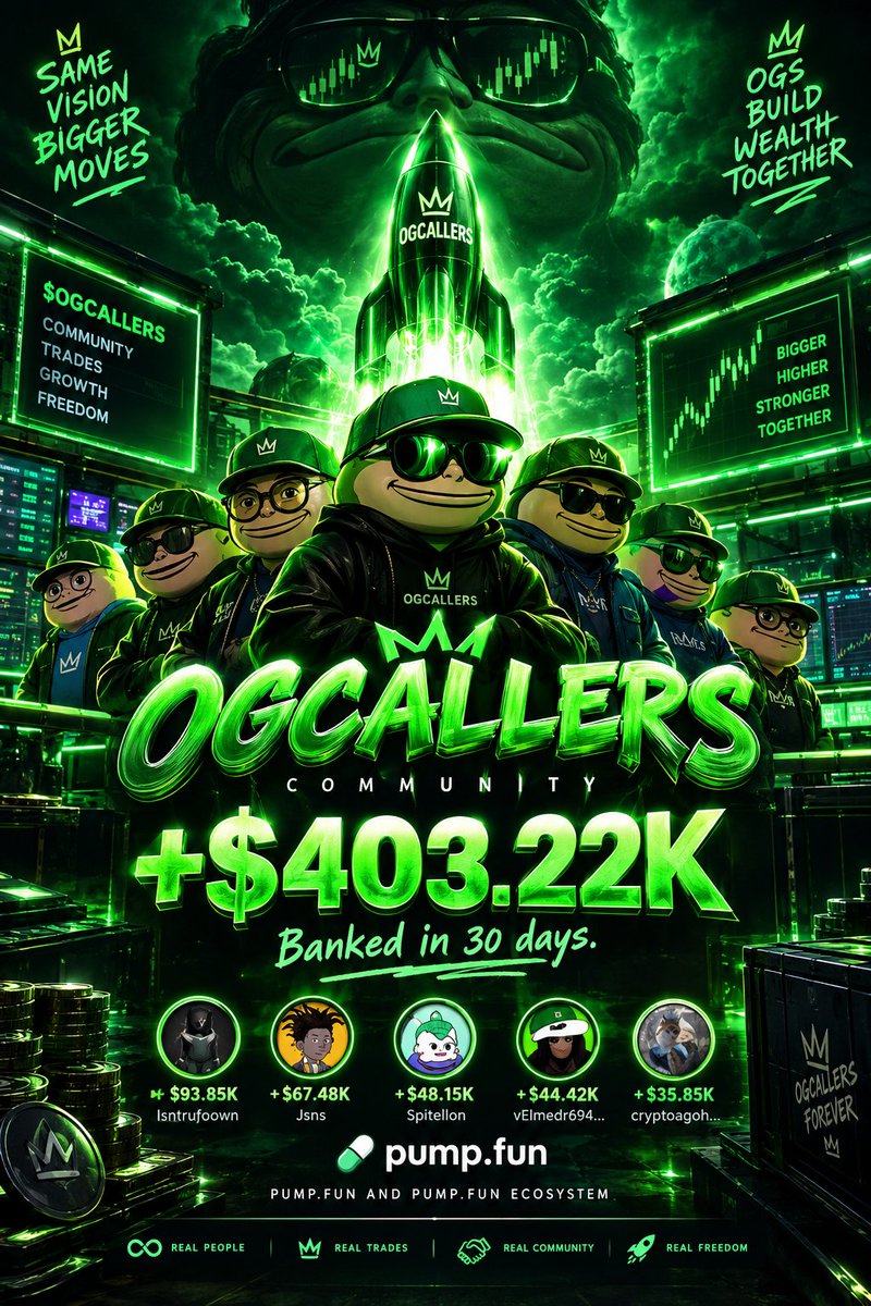 hale_derek49028's tweet photo. The OGs are built different.

We came for the trades, stayed for the brotherhood, and now we’re building a vision bigger than any single chart. $OGCALLERS is where conviction meets community — and the OGs are just getting started. The OGs are built different. https://t.co/Y5lTKsILLw