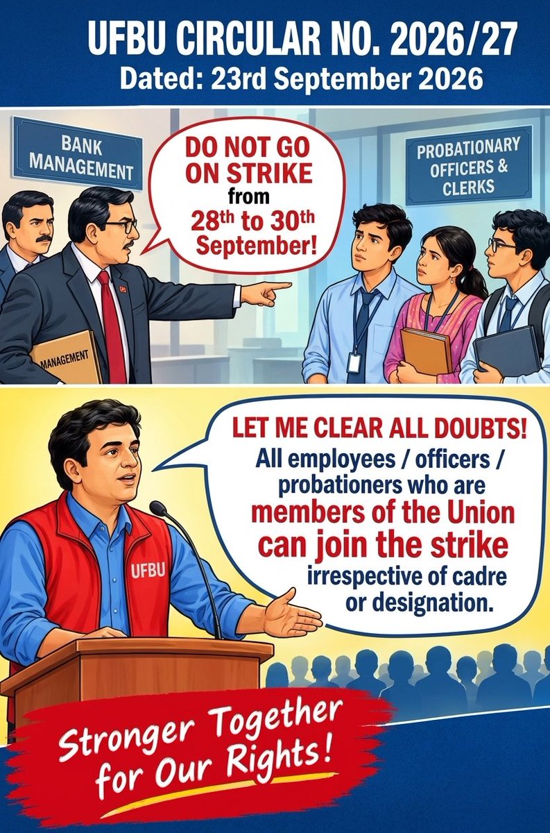 AIBEAofficial's tweet photo. Management Divides, Solidarity Unites.

Clear Facts Over Management Pressure: Every Member Has the Right to Strike. #UFBU https://t.co/VJ1UccRHHU