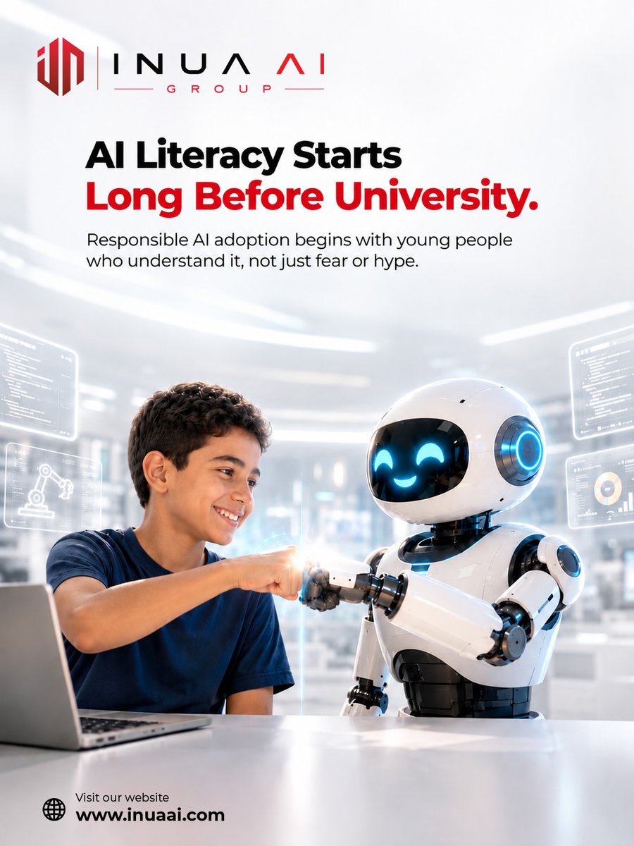 INUA_AI's tweet photo. Responsible AI starts with literacy, not fear. The INUA AI Group Foundation is teaching it early. #INUAAIGroup #INUAFoundation https://t.co/XIRESvNKSX