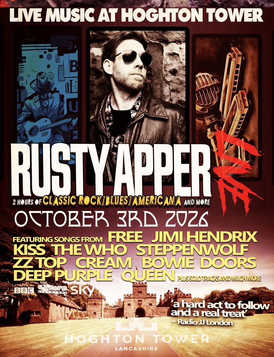 RustyApper's tweet photo. Not long now till I serenade you in a 12th century fortified manor! Plus other fun stuff! https://t.co/fKhMt6m0jb https://t.co/NDO00efBnq
