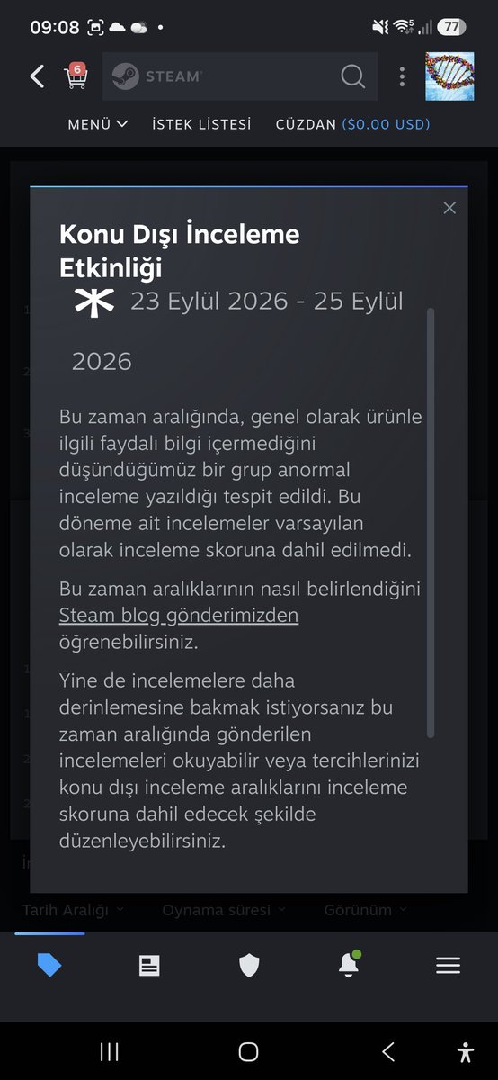 EreseAli's tweet photo. @ServetCarey @DenizList_ Sanırım öyle değil, tarih aralığını toptan "konu dışı" ilan etmişler. O yüzden oyun ile alakalı olsa da işaretli negatif yorumlar o aralıkta. 
Silinip, oyun ile alakalı tekrar yazılsa bile aynı şeyi yapabilirler. https://t.co/0kGgOVLgMC