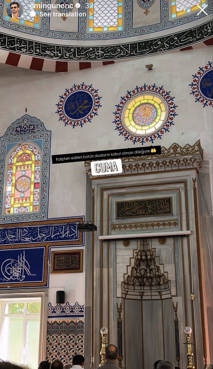 emsunotes's tweet photo. Awww, he went to the mosque to pray 🥹🤍 Hope he has a beautiful and peaceful day ahead. May Allah accept his prayers and keep him happy 🤲🏻✨

#EminGünenç #Arafta https://t.co/nip2OpXcd6