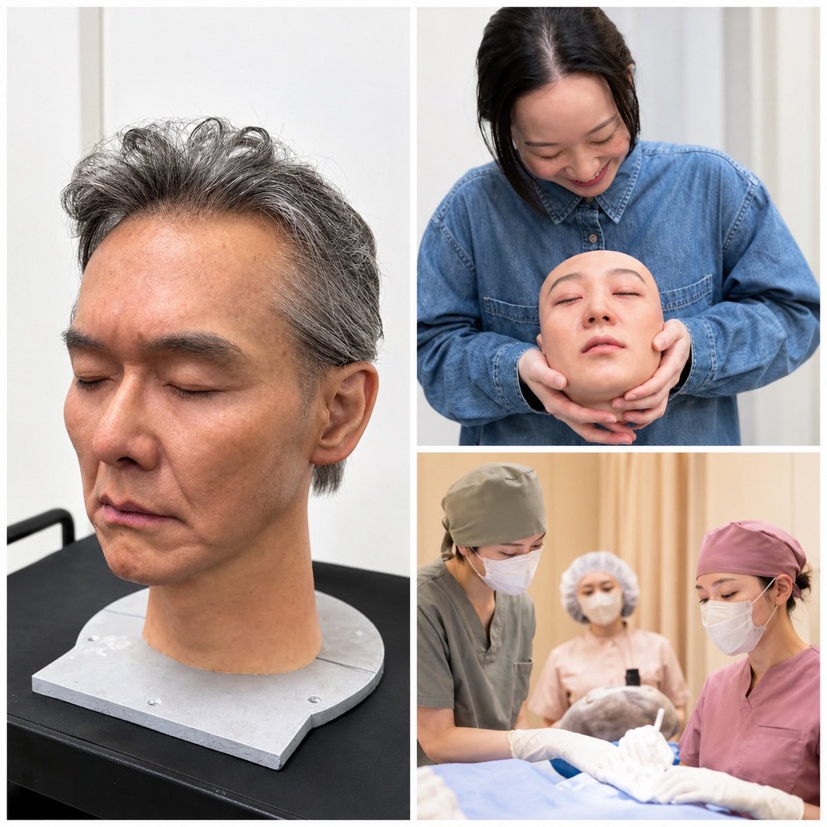 no55555t's tweet photo. 【Netflix『ダウンタイム』の裏側が凄い】

整形のビフォーアフターを再現する特��メイクだけじゃない。

なんと手術シーンで「メスを入れる瞬間」に使われたのは、出演者本人ではなくダミー人形。

渡部篤郎さんだけでなく
研ナオコさん
天野はなさん
安達祐実さん
風間俊介さん

それぞれの手術シーンの“超寄り”のカットに使用。

一瞬しか映らないような場面にも、ここまで作り込んでるの凄すぎる。