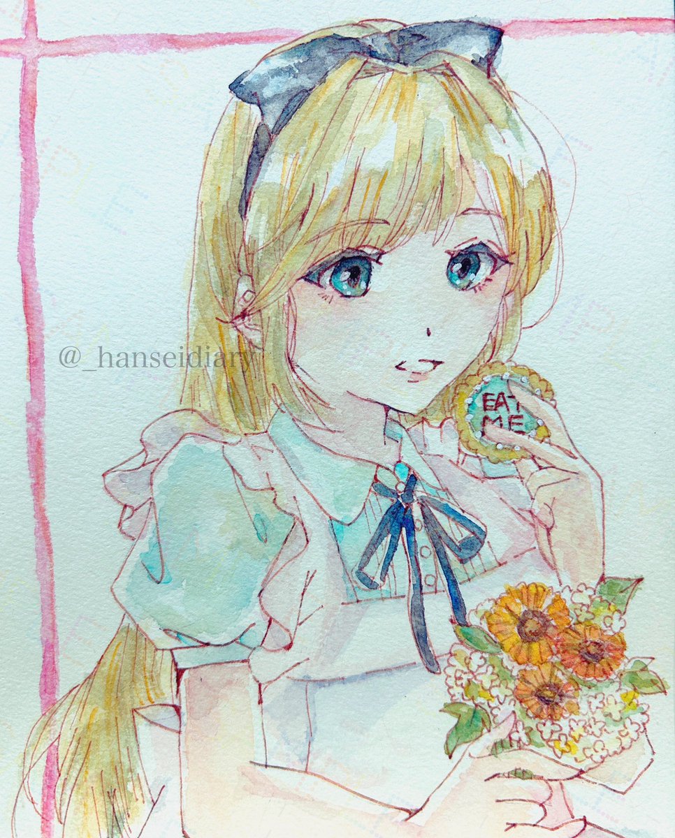 _hanseidiary's tweet photo. アリス描きました

#水彩画
#illustration‌‌ https://t.co/KhONEuQ8Fv