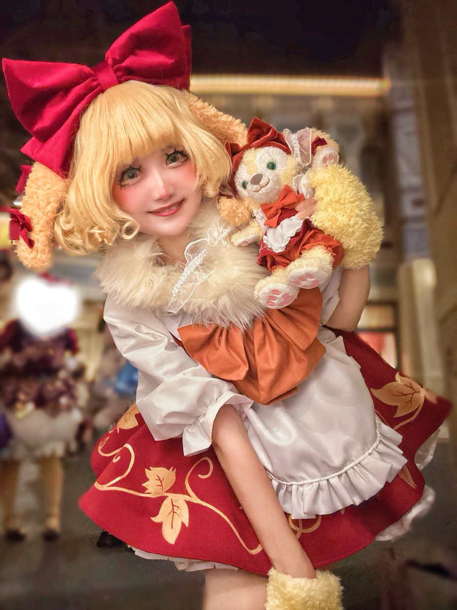 kapihoyo_cos's tweet photo. 今年初のDハロ🎃✨ハロウィンスイートサプライズのクッキーアンやったよ🐶🧁💛久しぶりの陸楽しすぎて大はしゃぎイッヌでした🐾💛〇(自主規制)日クオリティだけど着れて良かった〜あぶないあぶない💦

#Dハロ仮装2026 #Dハロ仮装 https://t.co/noxEk0EGIa