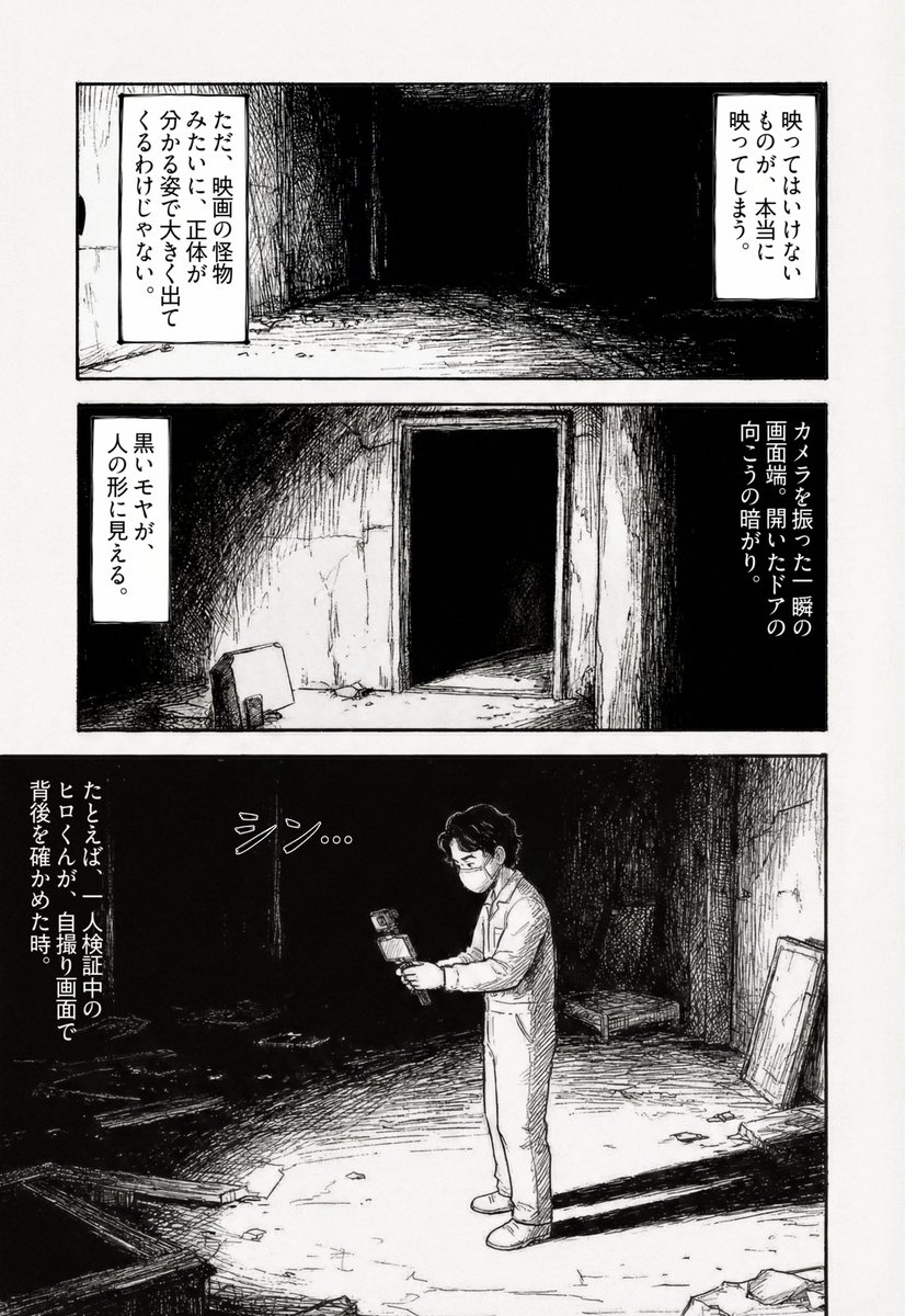 ryosai68's tweet photo. 動画を見終わったあとも、
ふと頭に残る場面がある。
オウマガトキFILMを見たときの感覚を、
9Pのレビュー漫画にしました。

（1/3）

#オウマガトキ https://t.co/Wk4sdAGEe2