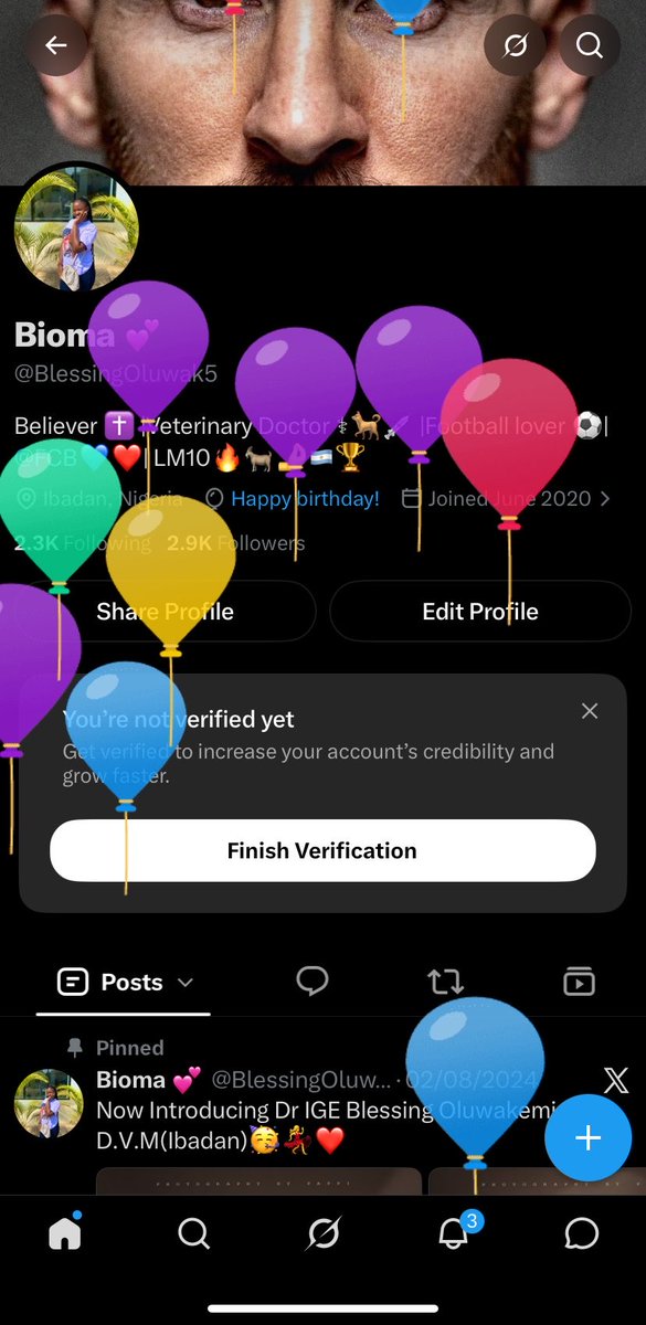 BlessingOluwak5's tweet photo. A little older , a lot more grateful 😌❤️

Thank you Jesus 🙏 https://t.co/OYCZHRPyrz