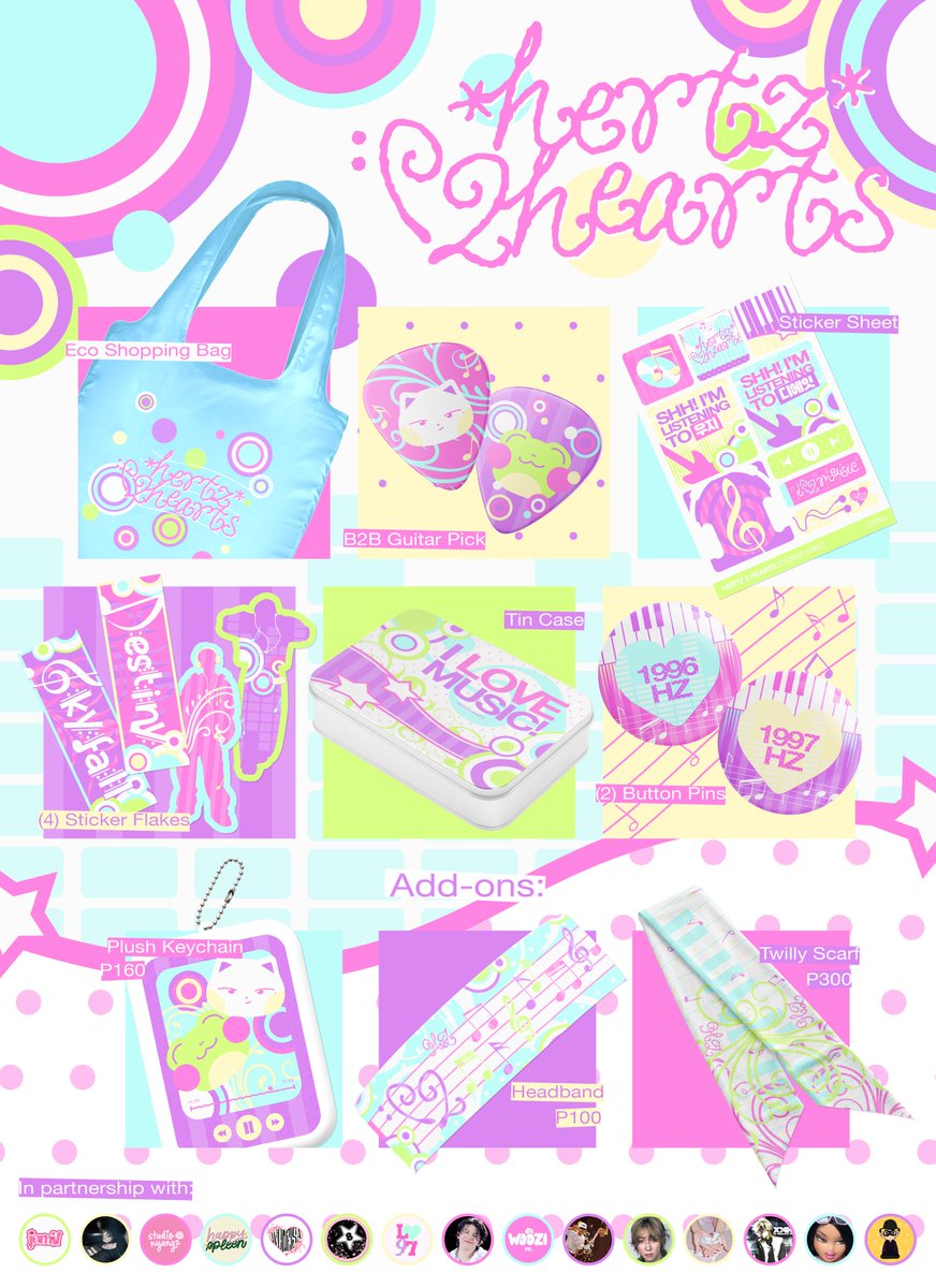 hertz2hearts's tweet photo. The kit to a perfect composition!

🛍️ All registered attendees will be receiving (1) Eco Shopping Bag, (1) B2B Guitar Pick, (1) Sticker Sheet, (4) Sticker Flakes, (1) Tin Case, and (2) Button Pins.

See you on November 8 💜 (๑ᴖ◡ᴖ๑) ♪
#Hertz2Hearts #우지 #디에잇 https://t.co/X9YQemWyKc