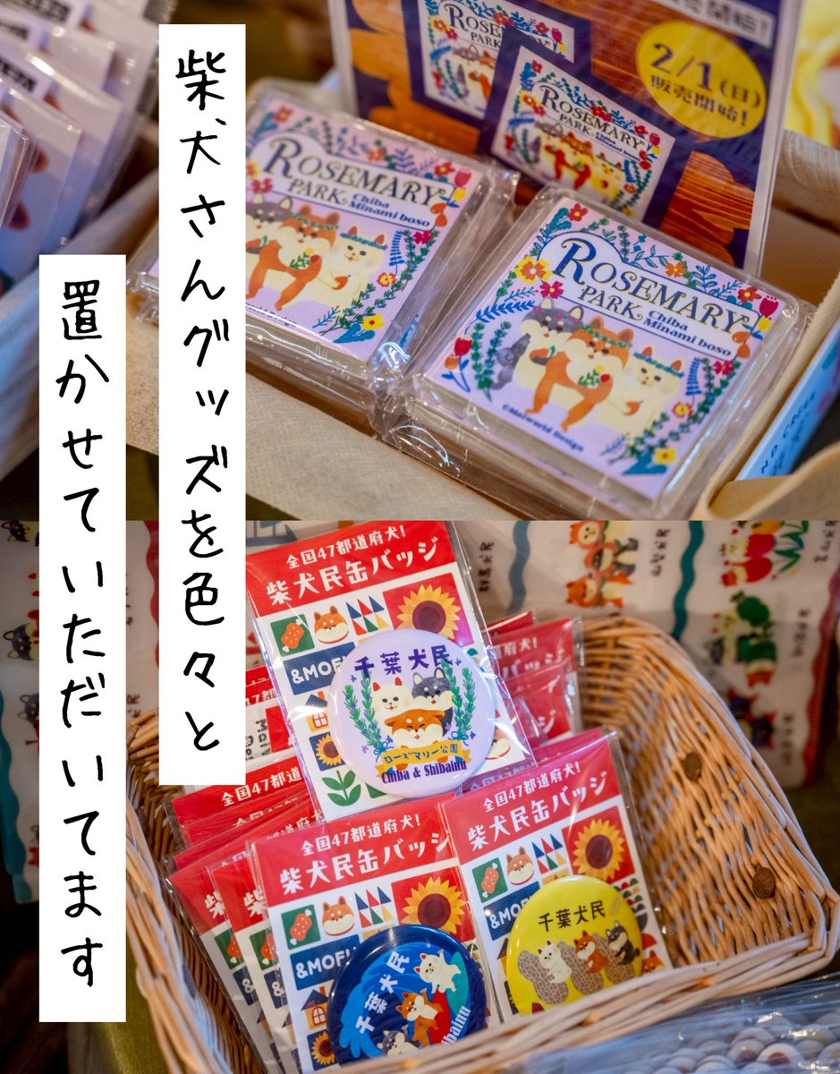 maiworlddesign1's tweet photo. 千葉県南房総市の
道の駅ローズマリー公園に
柴犬さんグッズを
置かせて頂いております。
南房総市にお越しの際はぜひ🐕 https://t.co/OiRZBNoMcB