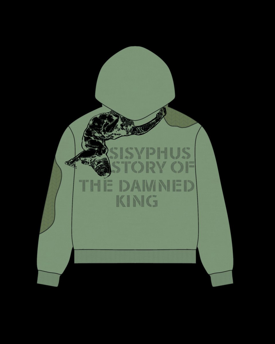 misinfomred's tweet photo. sisyphean hoodie. https://t.co/xkwZPqCTKt