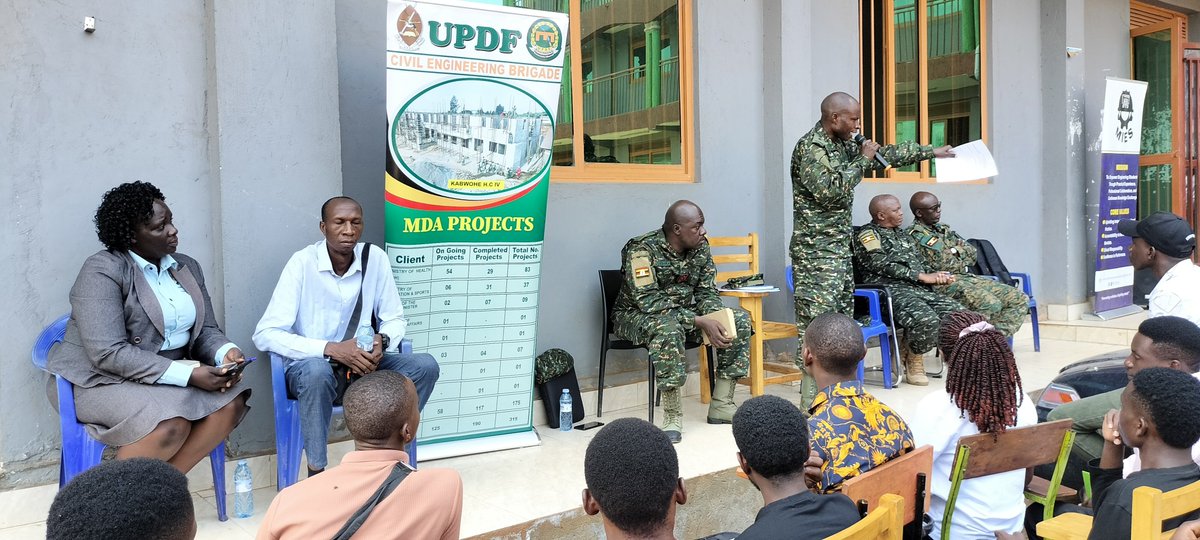 MIU_Uganda's tweet photo. 10 Years, Countless Dreams, One MIU Family!
From a humble start to a hub of excellence, this milestone belongs to all of us. Honored to host the UPDF Civil Engineering Brigade for our 10th Anniversary Career guidance Day.
#10YearsOfExcellence #DecadeOfImpact #KampalaCampus #UPDF https://t.co/xge66rfPHb