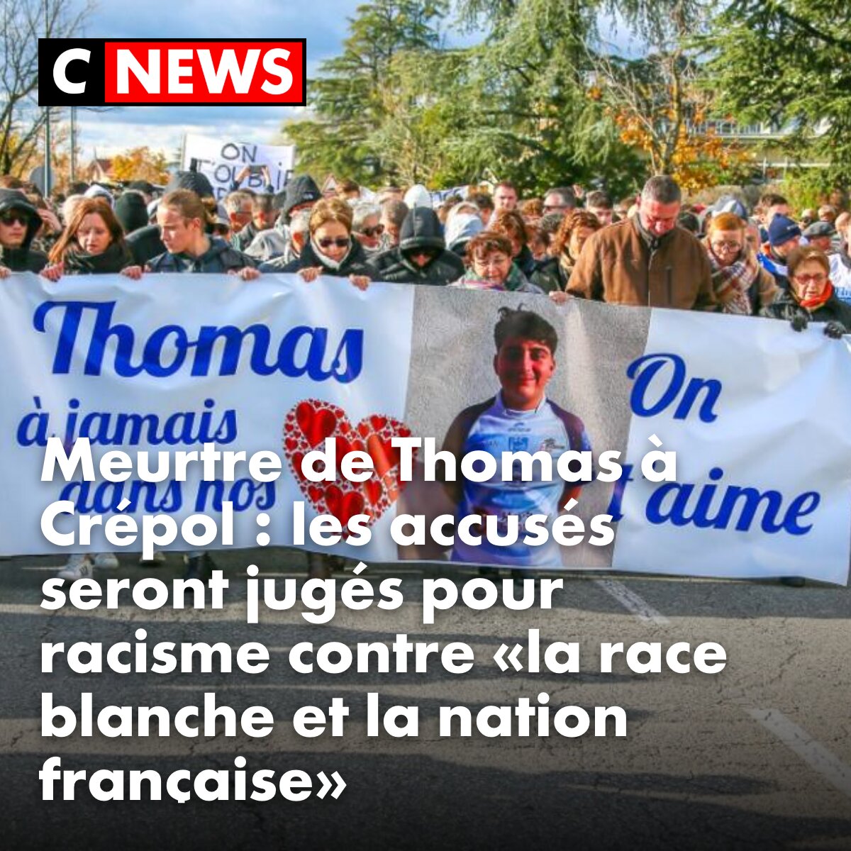 CNEWS's tweet photo. Thomas Perotto avait été tué le 19 novembre 2023 https://t.co/SJ798pTbUz https://t.co/nvzUYM522g