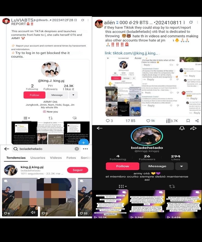 BTSPROTECT07's tweet photo. 🚨 Please report those accounts that are attempting to misrepresent the situation. The focus should remain on addressing the threats against Tae, which should be taken seriously‼️📢

📌https://t.co/w1jo65SpyQ
📌https://t.co/yO6zJcxgbn
📌https://t.co/hnMYkvgxii https://t.co/o98cocwE2t