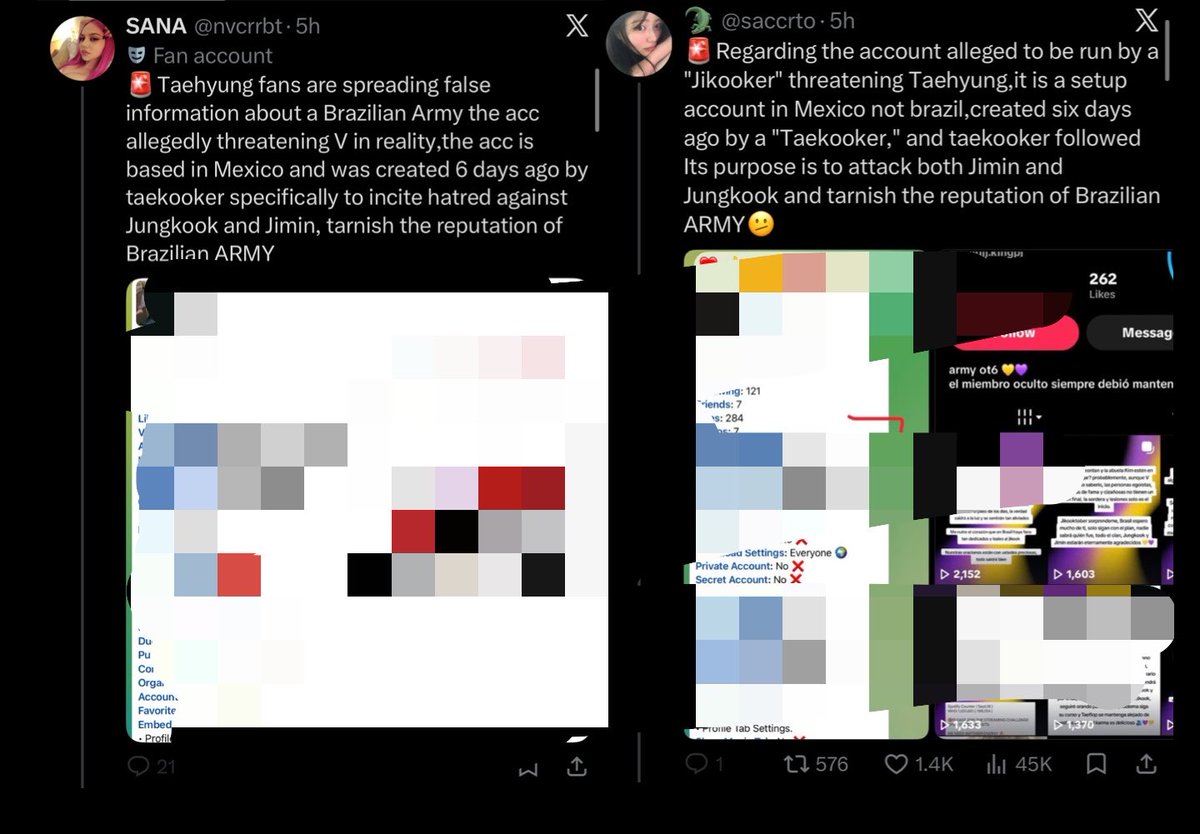 BTSPROTECT07's tweet photo. 🚨 Please report those accounts that are attempting to misrepresent the situation. The focus should remain on addressing the threats against Tae, which should be taken seriously‼️📢

📌https://t.co/w1jo65SpyQ
📌https://t.co/yO6zJcxgbn
📌https://t.co/hnMYkvgxii https://t.co/o98cocwE2t