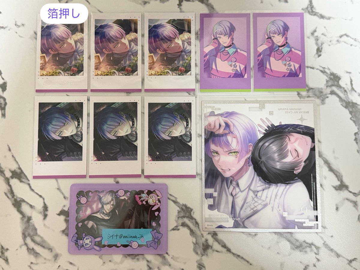 miinah_jh's tweet photo. ブレマイ SSR 周年 交換 譲渡

【譲】 麻波

【求】 まとめて定価+送料

SSRフォトカは夜庭1枚のみ箔押しレアです。

検索からもぜひお声掛けください✴︎ https://t.co/JMWNYWOHR3