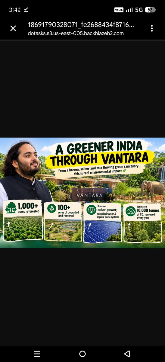 akramr7u's tweet photo. #2LakhGreenJobs Anant Ambani's green-energy blueprint: India's path to prosperity. 2 lakh jobs, 55-60 million tonnes CO₂ reduction yearly. Climate commitment becoming economic opportunity for sustainable growth. https://t.co/WUyfpdJWLU