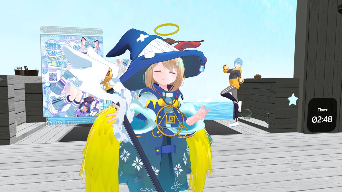Ferumi_vr's tweet photo. #サナティアちゃん集会
 木曜日は季節の変わり目定番？
ナギサ交流会でした。
たくさん初めましての方とお話しできて嬉しい！
主催だぞ！（どやぁ！） https://t.co/tnyT7FAtKp