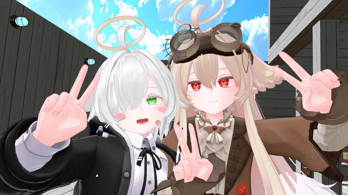 Ferumi_vr's tweet photo. #サナティアちゃん集会
 木曜日は季節の変わり目定番？
ナギサ交流会でした。
たくさん初めましての方とお話しできて嬉しい！
主催だぞ！（どやぁ！） https://t.co/tnyT7FAtKp